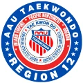 AAU Region 12 Taekwondo logo